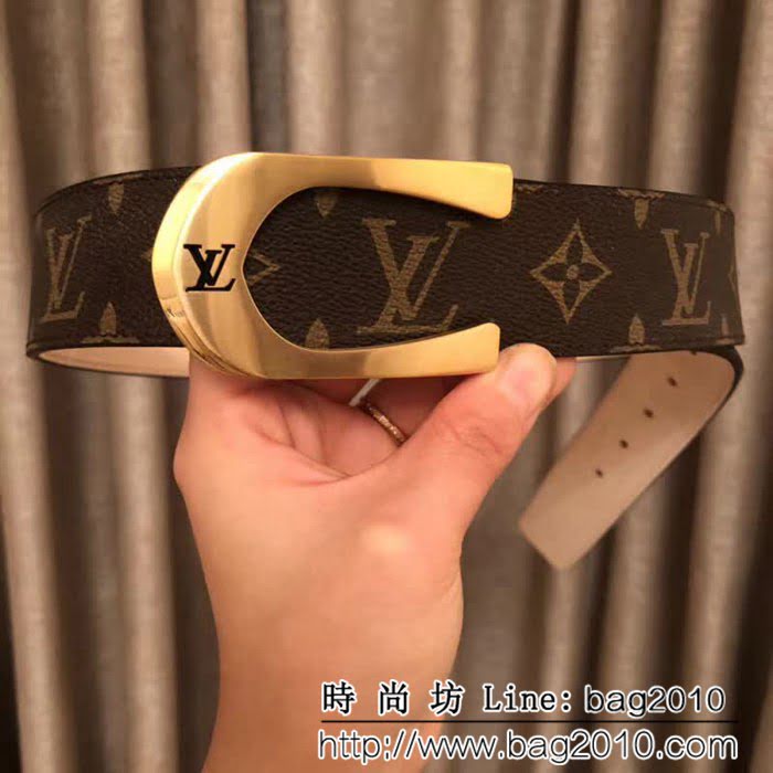 路易威登LV 原單 海外專櫃新款 高端男士皮帶 LHG1653